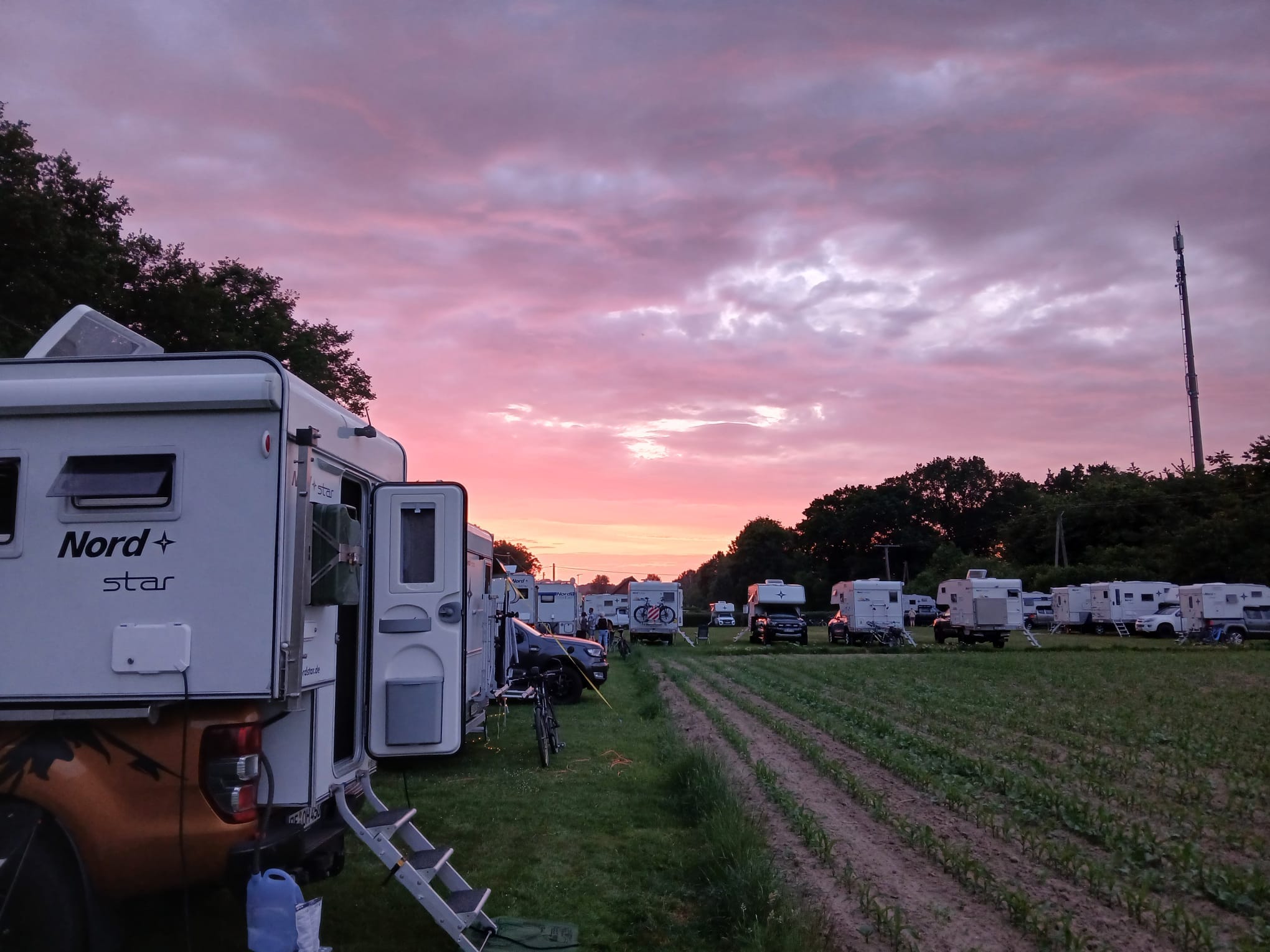 Sonnenuntergang Nordstar Treffen Xanten 2026